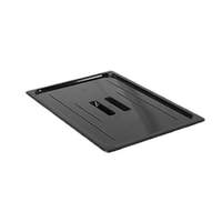 Thunder Group Full Size Solid Food Pan Cover with Built-In Handle - Black - PLPA7000CBK 