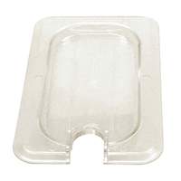 Thunder Group 1/9 Size Notched Food Pan Cover - Clear - PLPA7190CS 