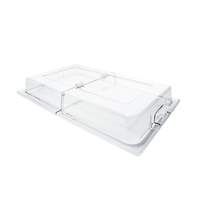 Thunder Group Full Size Polycarbonate Dual Sided Rectangular Chafer Cover - PLRCF001H 