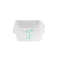 Thunder Group 2qt Square Food Storage Container - Translucent - PLSFT002TL 