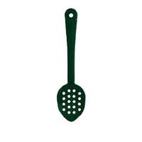 Thunder Group 13" Green Polyarbonate Perforated Serving Spoon - 1 Doz - PLSS213GR