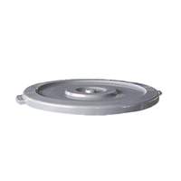 Thunder Group 32gl Gray Round Plastic Trash Can Lid for PLTC032G - PLTC032gl 