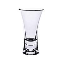 Thunder Group 2 oz Clear Polycarbonate Flared Shot Glass - PLTHSG002AC
