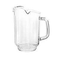 Thunder Group 32oz Three Spout Water Pitcher - Clear - PLWP032CL 