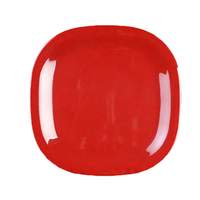 Thunder Group 14" Passion Red Melamine Square Plate - PS3014RD