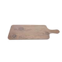 Thunder Group 12-1/2in x 5-1/2in Sequoia Melamine Serving Board with Handle - SB612S 