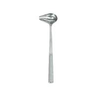 Thunder Group 11in Heavy Gauge 1oz Stainless Steel Spout Ladle - SLBF006 