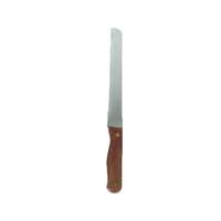 Thunder Group 8-1/2" Stainless Serrated Wood Handle Bread Knife - 1 Doz - SLBK013