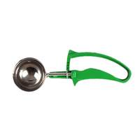 Thunder Group Size 12 Green 2-2/3 oz. Stainless Round Bowl Disher - SLDS212G