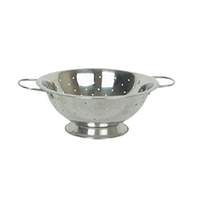 Thunder Group 8qt Stainless Steel Perforated Colander with Footed Base - SLIL003 
