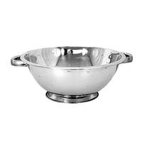 Thunder Group 3qt Stainless Steel Perforated Colander with Footed Base - SLIL001 