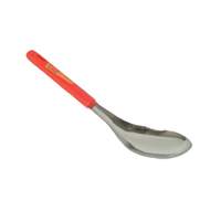 Thunder Group Stainless Steel Angled Vegetable Spoon with Plastic Handle - SLLA001 