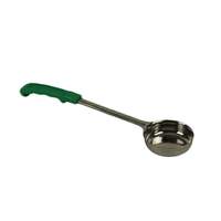 Thunder Group 4 oz Stainless Steel Solid Green Handle Portion Controller - SLLD004A