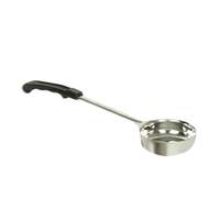 Thunder Group 6oz Stainless Steel Solid Black Handle Portion Controller - SLLD006A 