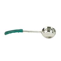 Thunder Group 6 oz Stainless Steel Solid Green Handle Portion Controller - SLLD006