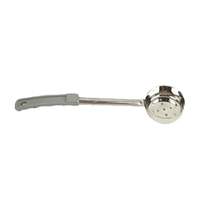 Thunder Group 4 oz Stainless Steel Perf. Gray Handle Portion Controller - SLLD104P