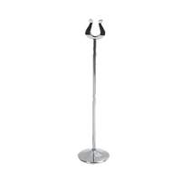 Thunder Group 12" Tall Stainless Steel Harp Style Table Card Stand - 1 Doz - SLMH012