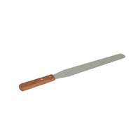 Thunder Group 12in Stainless Steel Icing Spatula with Wooden Handle - SLPSP012 