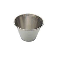 Thunder Group 4 oz (2-4/5" dia) Stainless Steel Sauce Cup - SLSA004