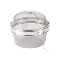 Thunder Group 5-1/8in Diameter Stainless Steel Tea colander with Chain - SLTB006 