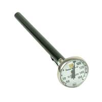 Thunder Group 5in Stainless Steel Dial Display Pocket Thermometer - SLTH160 