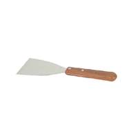 Thunder Group 3in Stainless Steel Pan Scraper with Wood Handle - SLTWBS003 