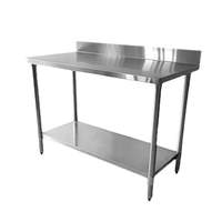 Thunder Group 24" x 48" 430 Stainless Flat Top Work Table - SLWT42448F4