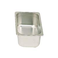 Thunder Group 1/4 Size 22 Gauge Stainless Steel Steam Table Pan - 4" Deep - STPA2144