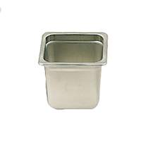 Thunder Group 1/6 Size 22 Gauge Stainless Steel Steam Table Pan - 6" Deep - STPA2166