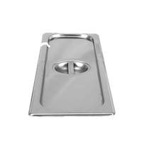 Thunder Group 1/2 Size 24 Gauge Slotted Steam Table Pan Cover - STPA5120CSL 