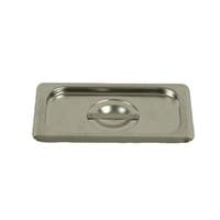 Thunder Group 1/6 Size 24 Gauge Stainless Solid Steam Table Pan Cover - STPA5160C 
