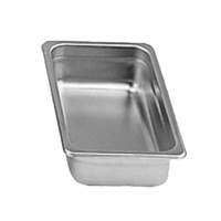 Thunder Group 1/3 Size 24 Gauge Stainless Steel Steam Pan - 2-1/2in Deep - STPA3132 