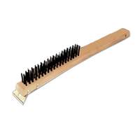 Thunder Group 14"L Heavy Duty Wire Brush with Scraper - WDBS014 