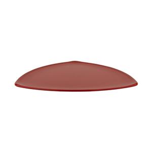 GET Red Sensation Melamine 12" Triangle Plate - 1 Doz - TP-12-RSP