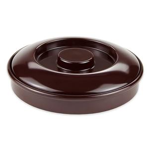GET Viva Mexico Brown Melamine 7.75in dia.Tortilla Server with Lid - TS-800-BR 