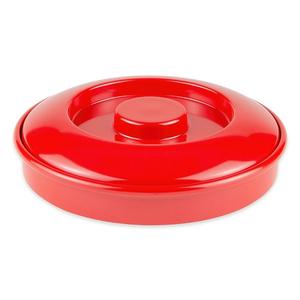 GET Viva Mexico Red Melamine 7.75in dia.Tortilla Server with Lid - TS-800-R 