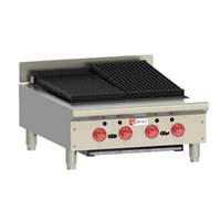 Wolf Commercial 25-1/8" W Countertop Achiever Charbroiler w/ (4) Burners - ACB25