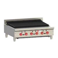 Wolf Commercial 36in W Countertop Achiever Charbroiler with (6) Burners - ACB36 