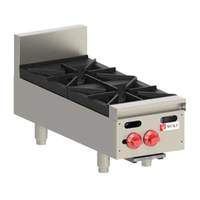 Wolf Commercial 12" W Gas Achiever 2 Burner Hotplate - AHP212