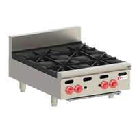 Wolf Commercial 24in W Gas Achiever 4 Burner Hotplate - AHP424 