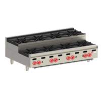 Wolf Commercial 48" W Countertop Gas Achiever 8 Burner Step-up Hotplate - AHP848U