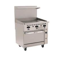 Wolf Commercial 36" Gas Challenger XL Restaurant Range w/ thermo controls - C36S-36GT