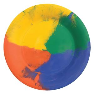 GET Diamond Celebration Melamine 10.5in dia. Wide Rim Plate-1dz - WP-10-CE 