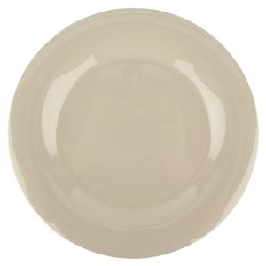 GET Diamond Ivory Melamine 10.5in dia. Wide Rim Plate - 1dz - WP-10-DI 