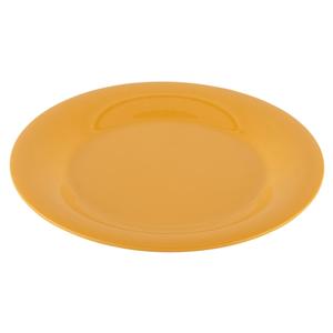GET Diamond Tropical Yellow Melamine 10.5in dia. Wide Rim Plate - WP-10-TY 