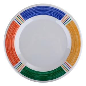 GET Diamond White Melamine 12in dia. Wide Rim Plate - 1dz - WP-12-BA 