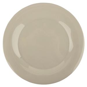 GET Diamond Ivory Melamine 12in dia. Wide Rim Plate - 1dz - WP-12-DI 