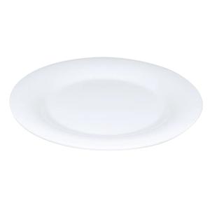 GET Diamond White Melamine 12in dia. Wide Rim Plate - 1dz - WP-12-DW 