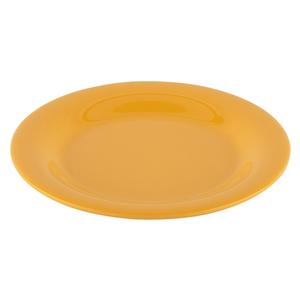 GET Diamond Tropical Yellow Melamine 6.5" dia. Wide Rim Plate - WP-6-TY