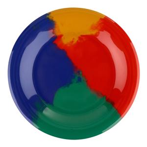 GET Diamond Celeberation Melamine 7.5" dia. Wide Rim Plate-4 Doz - WP-7-CE